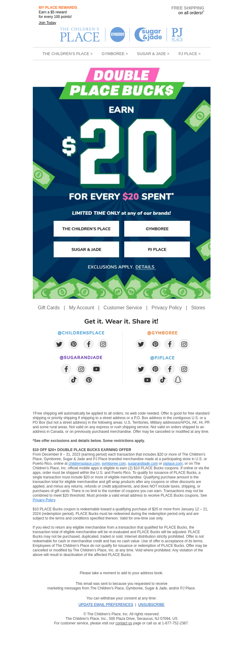 ENDS SOON: Earn DOUBLE PLACE BUCK$!