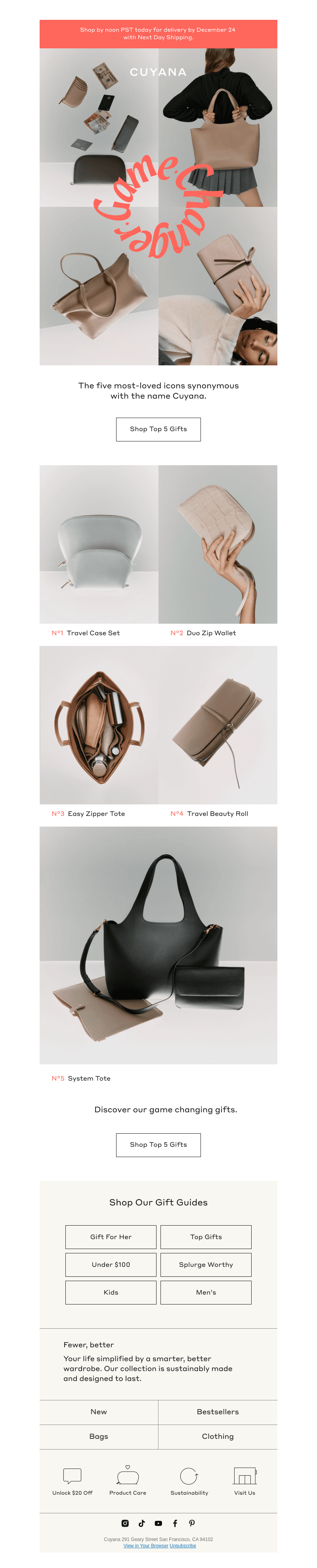 Our Top 5 Gifts
