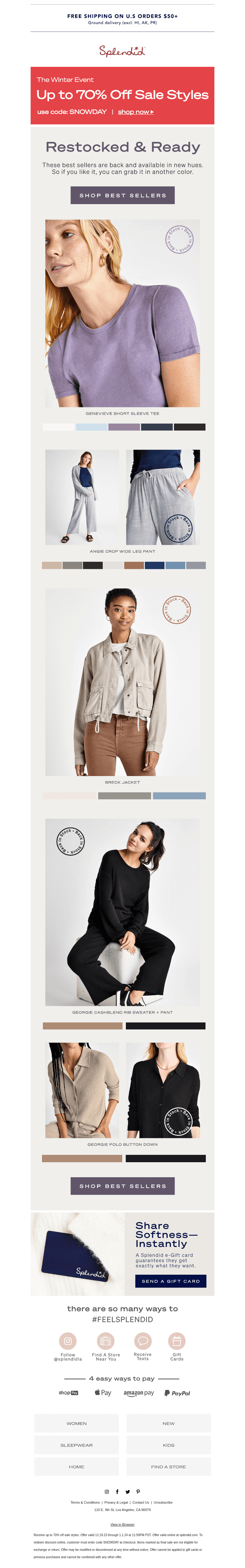 They’re Baaack! Best Sellers Restocked