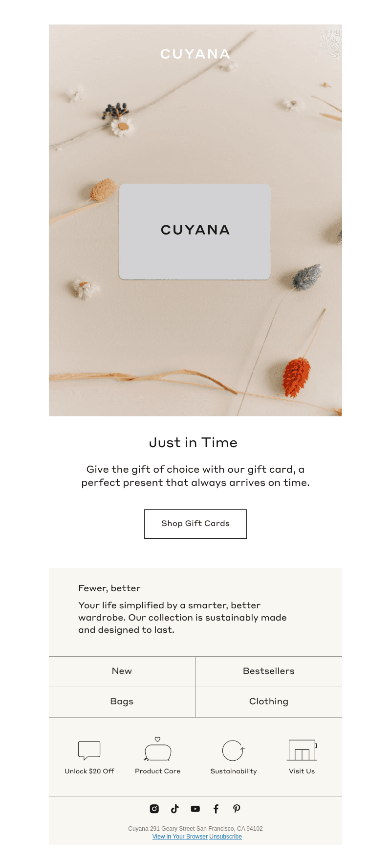 A Gift That Always Arrive on Time