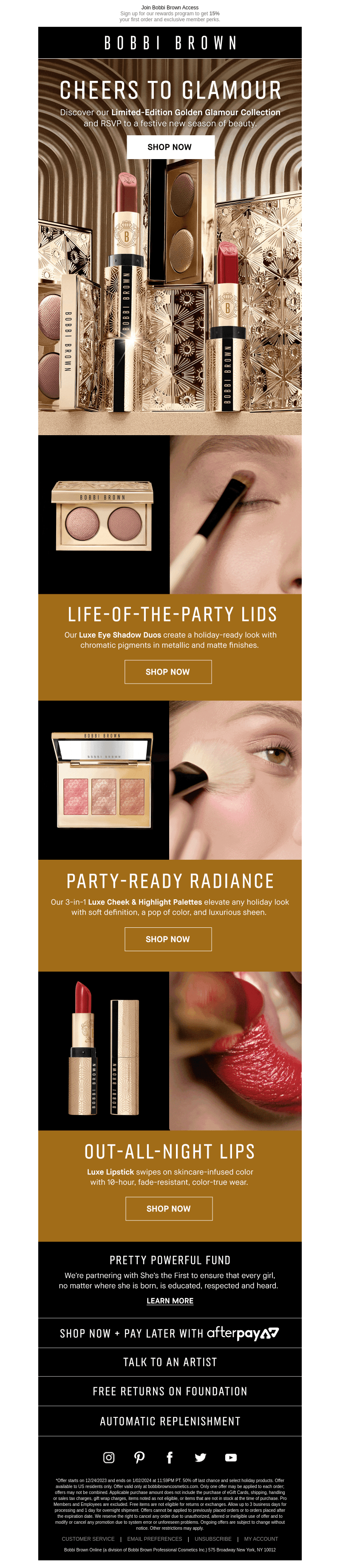 50% off limited-edition essentials