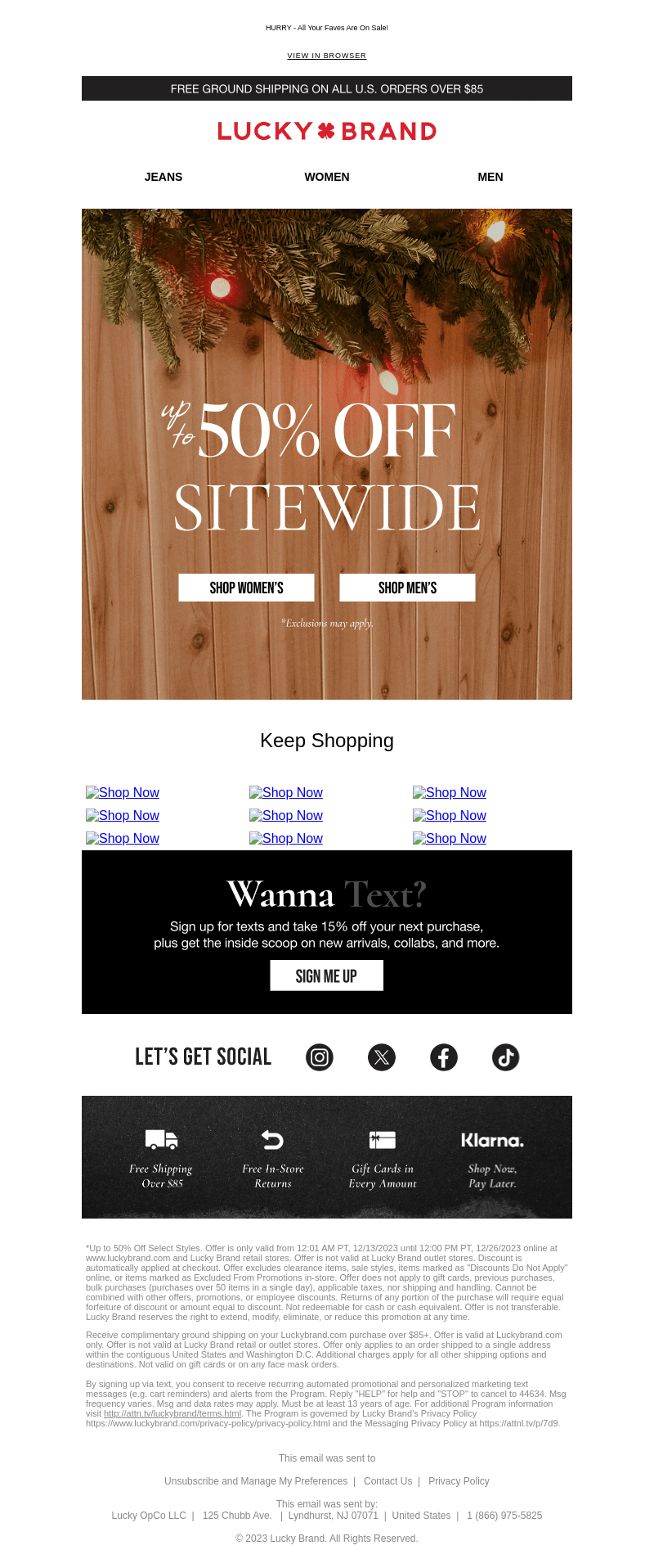 EVERYTHING Up To 50% Off!