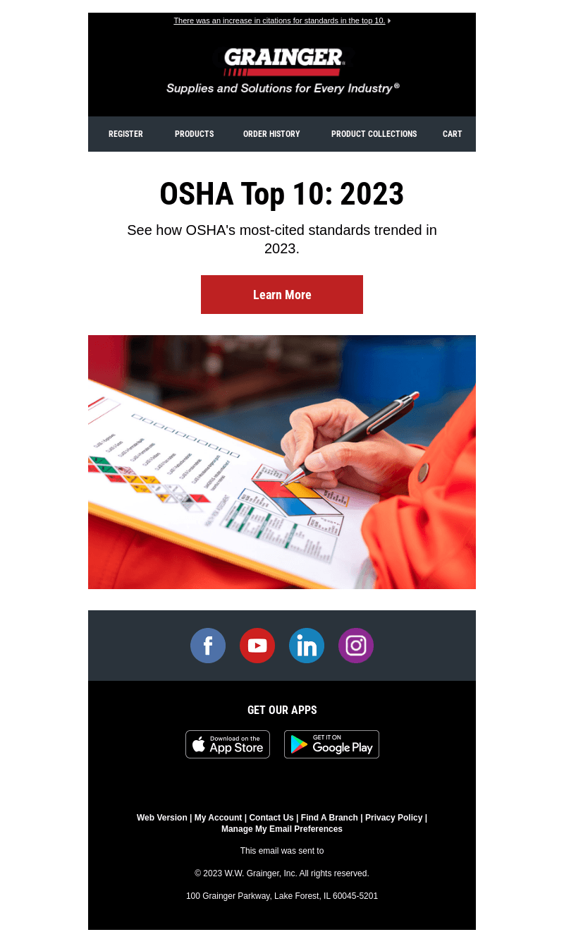 SL1: New: OSHA Top 10 for 2023