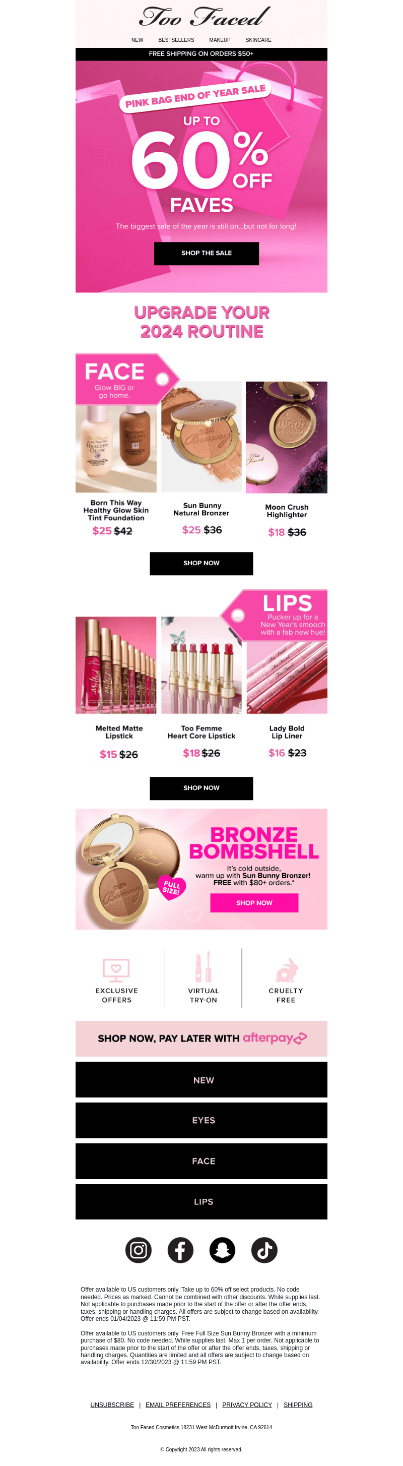 Up to 60% Off Your Upgraded Routine