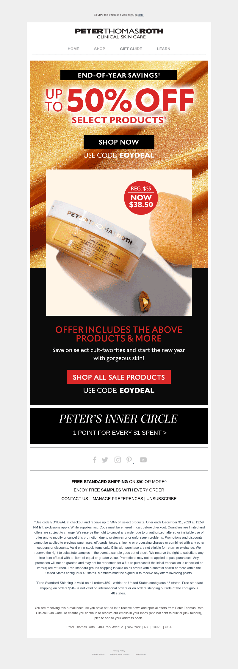 Bye-Bye 2023. Hello, Up To 50% Off!