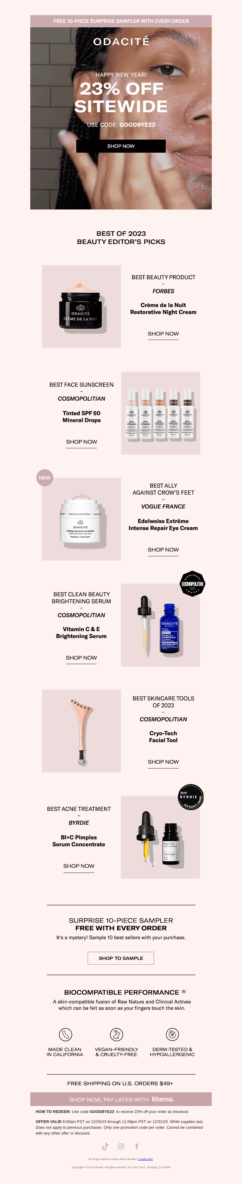 23% OFF sitewide 🥂