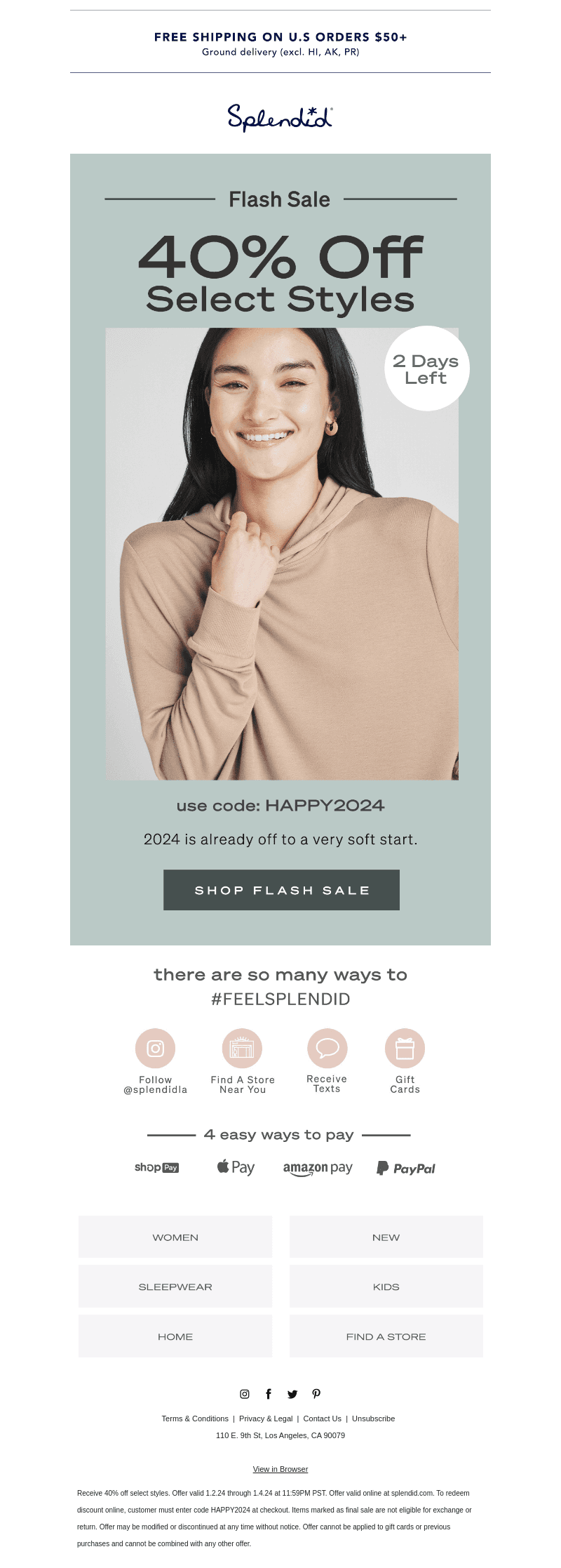 Flash Sale Highlights: 40% Off