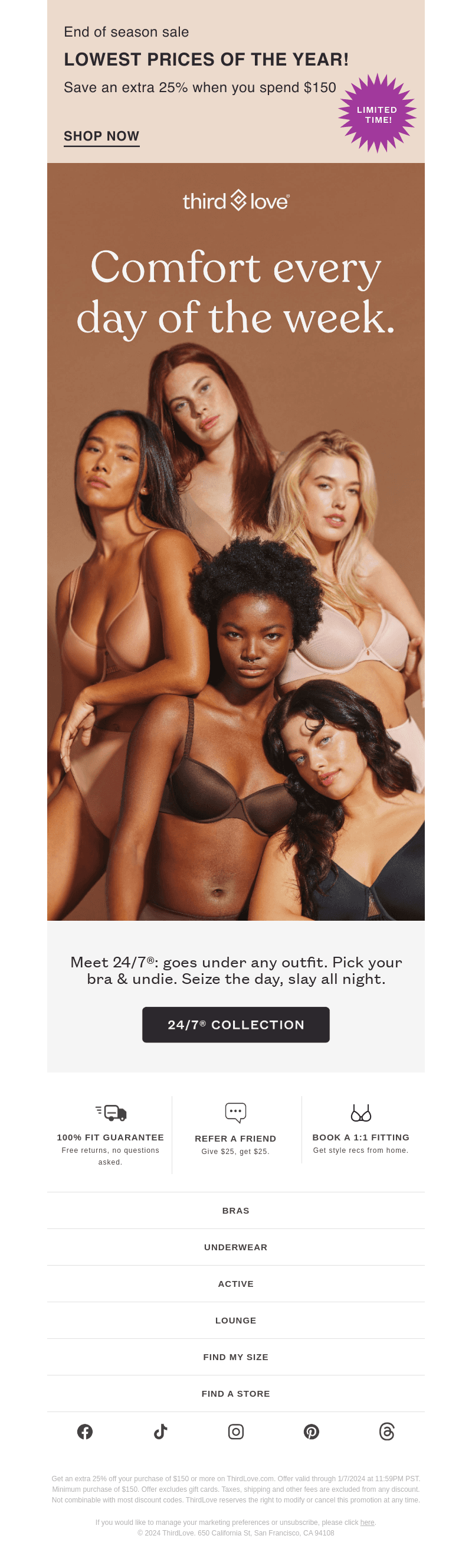 Everyday meets 🤩 24/7® bras & undies