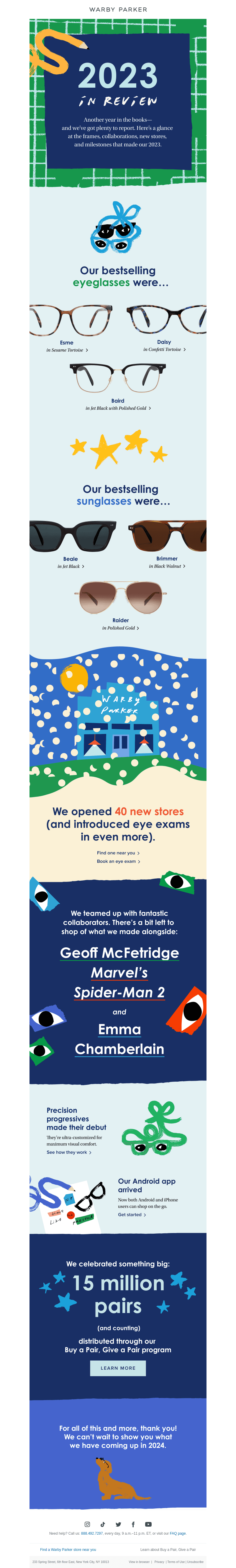 Our year in eyewear