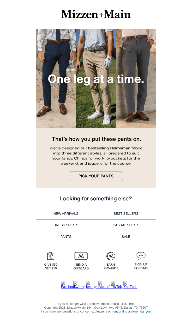Need pants?