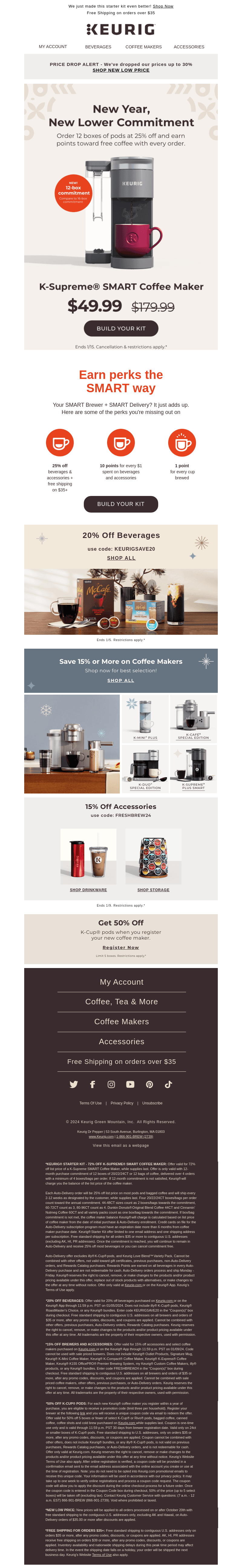 BREW-LIANT! Only $49.99 for K-Supreme® SMART