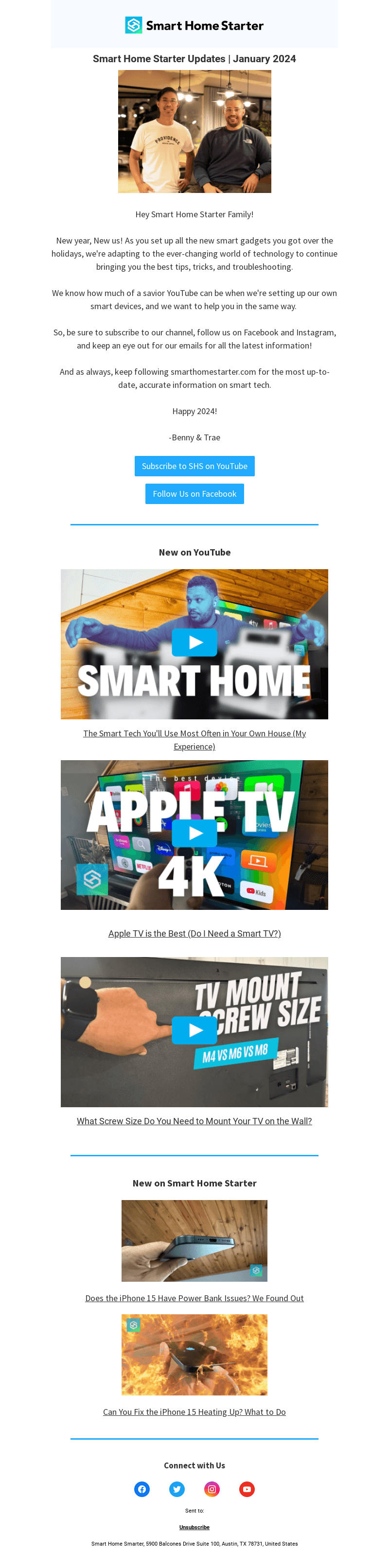 New Year, New Smart Home Starter!