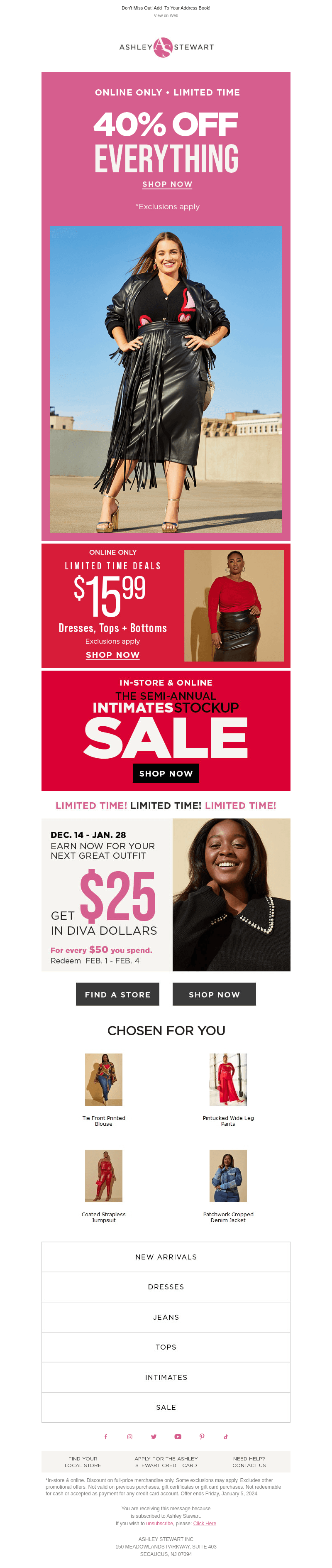 EVERYTHING is 40% OFF right now!