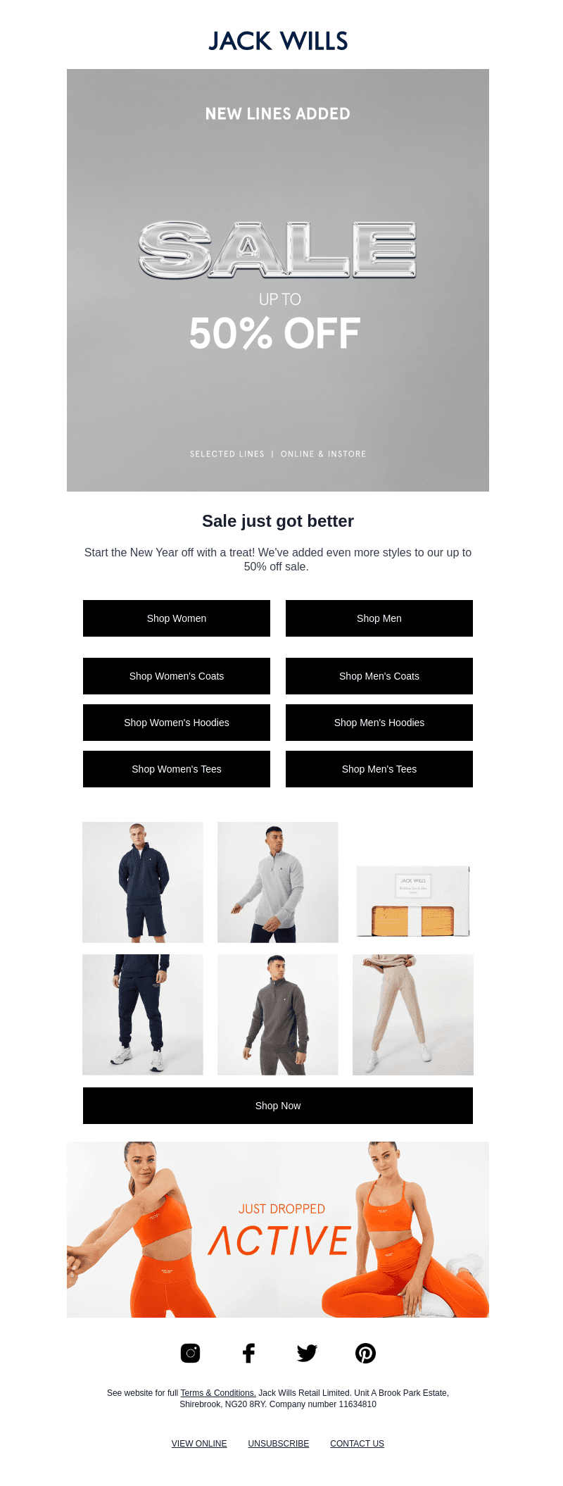 Sale | New Lines Added