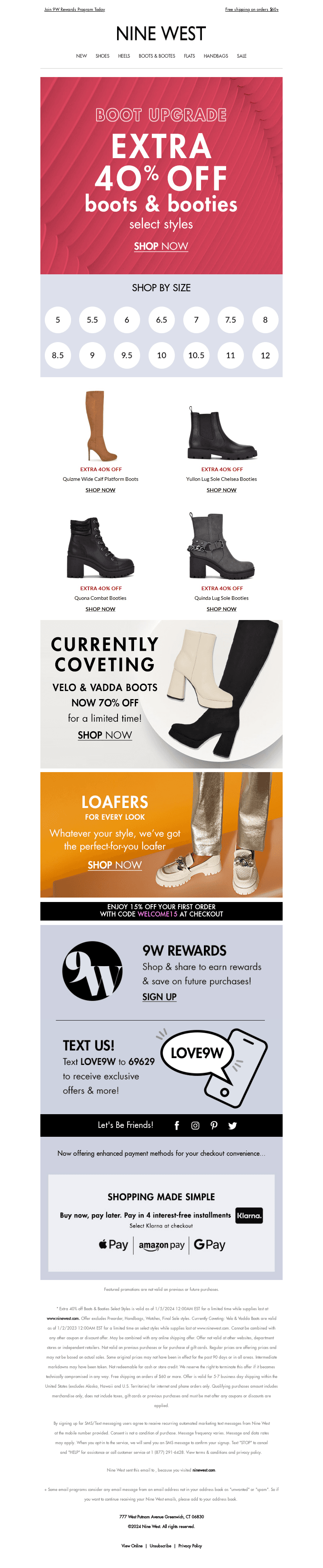 Save 40% OFF Boots & Booties 👢