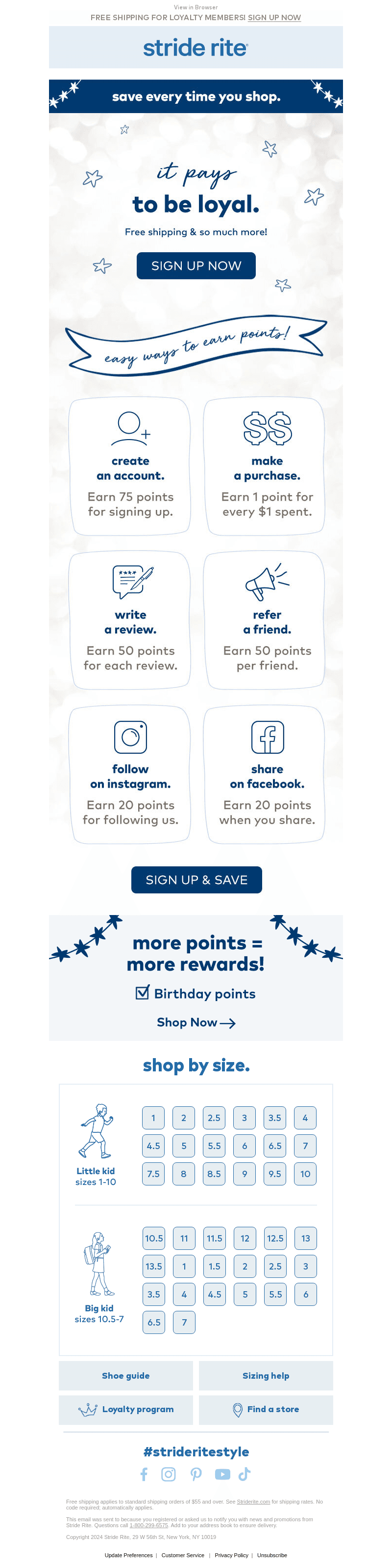 Stride Rite email from Tue, Jan 9, 2024