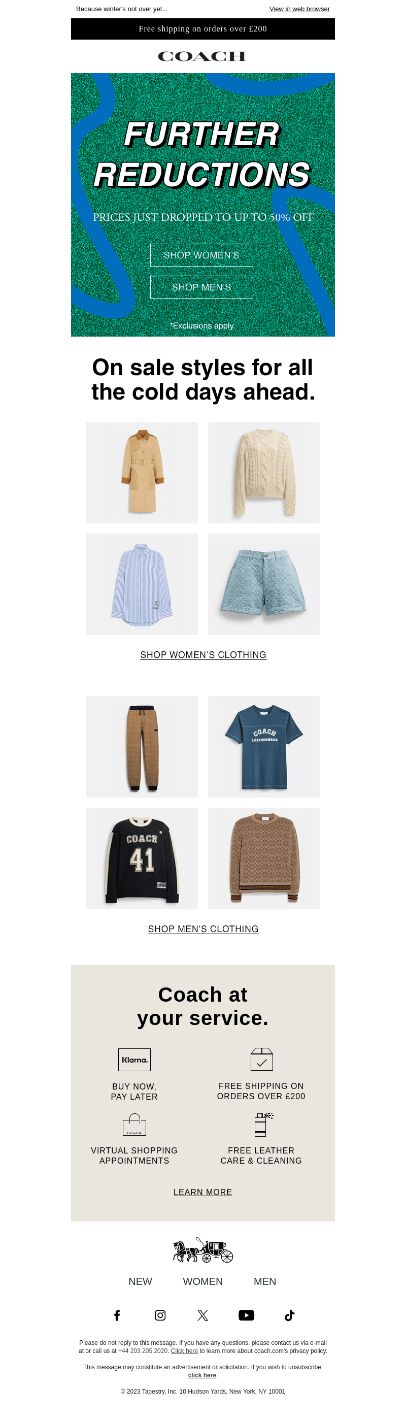 Take up to 50% off your winter jacket🧥