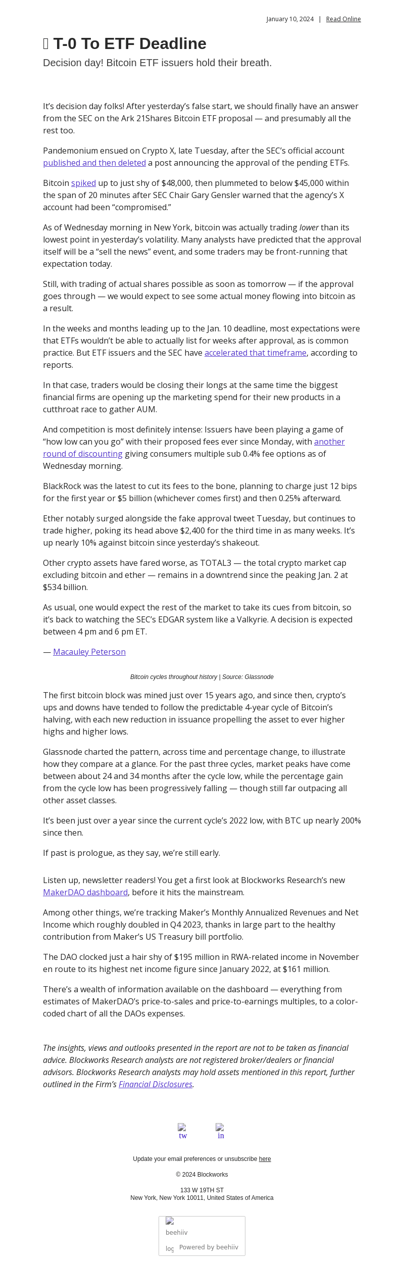🟣 T-0 To ETF Deadline