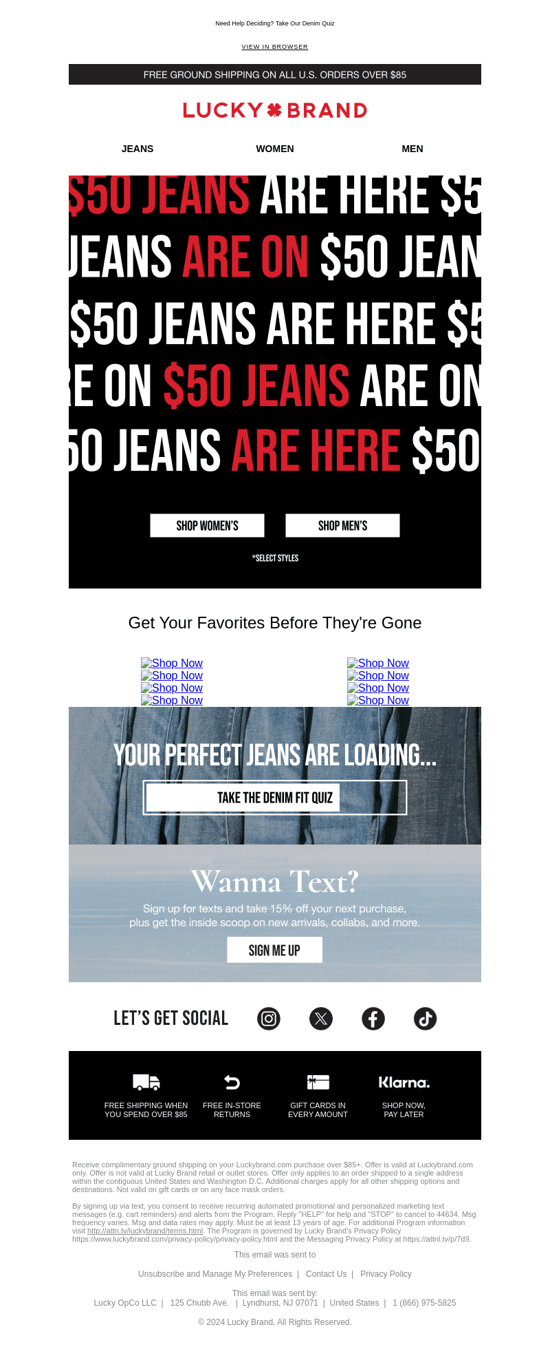 $50 Jeans Are Inside! 👖