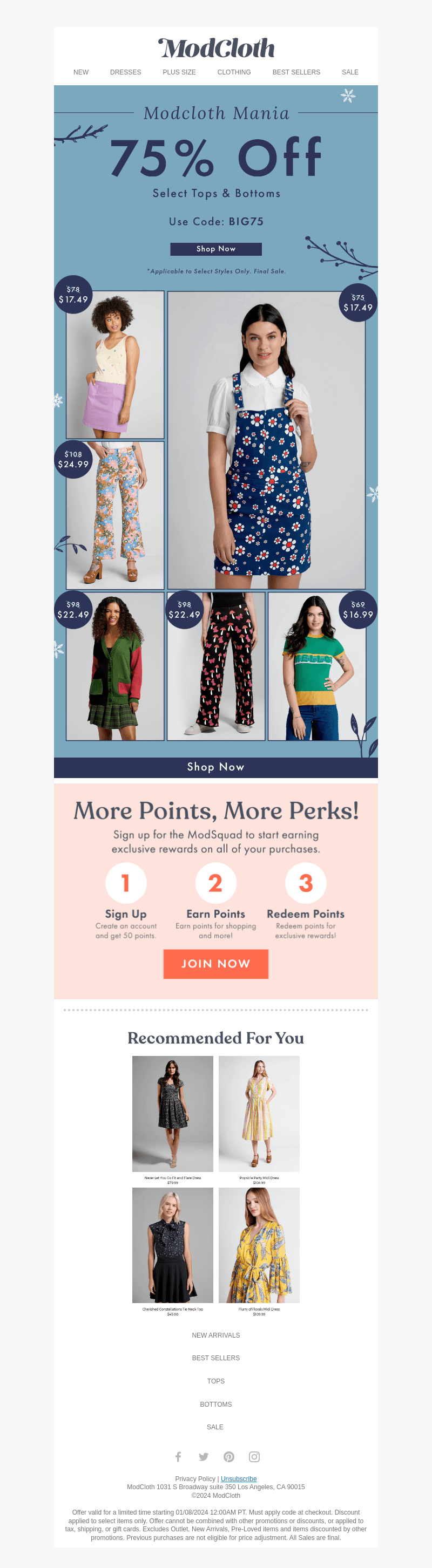 75% OFF Your Whole Outfit 👖👚