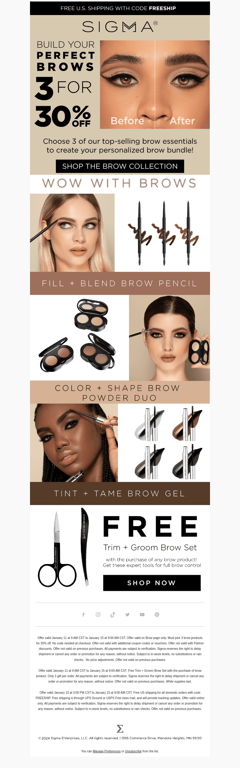 Build Your Perfect Brows: 3 For 30% OFF!