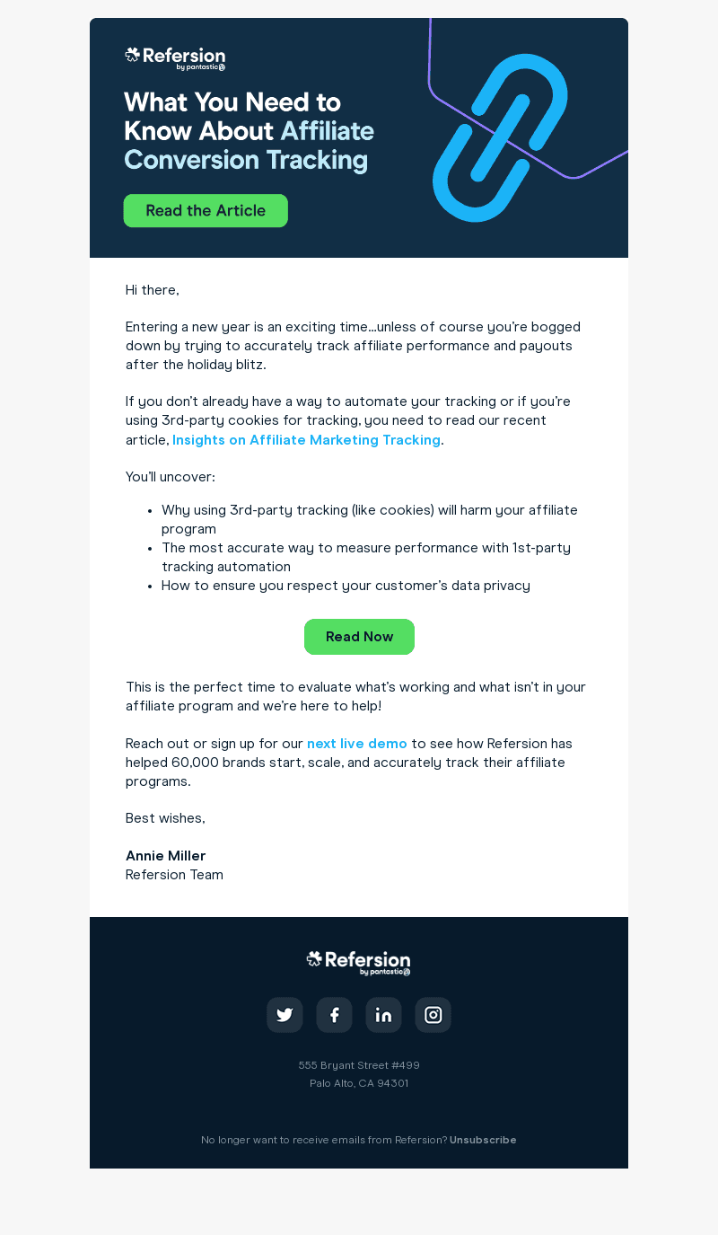Poor affiliate tracking is so 2023