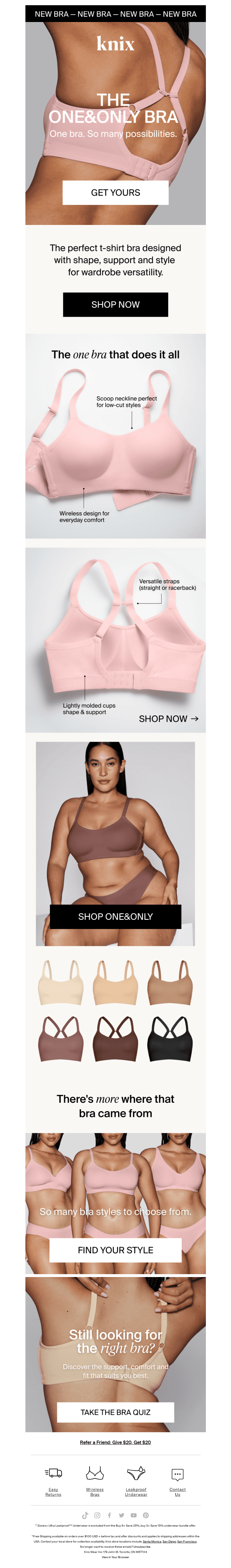 Just Dropped! The One&Only Scoop Bra💘