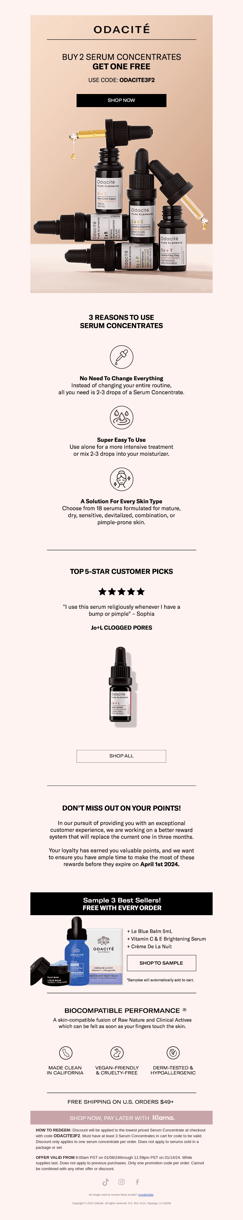 Buy 2 serums, get one FREE 🤗