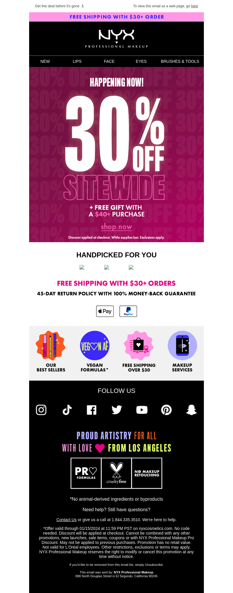 Don't forget! 30% off SITEWIDE