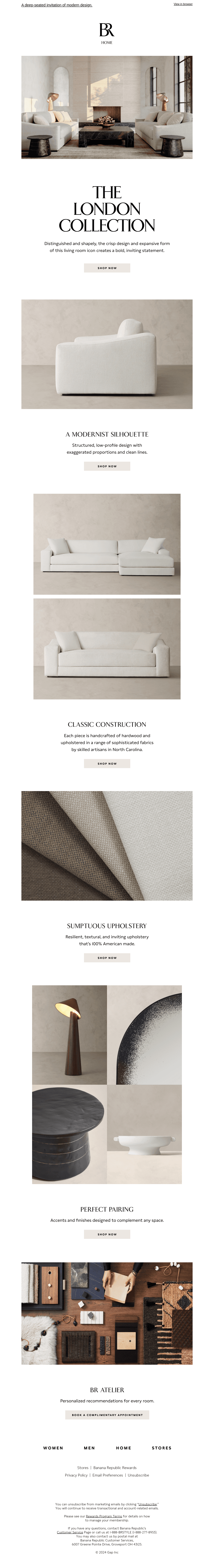 Explore our latest sofa collection