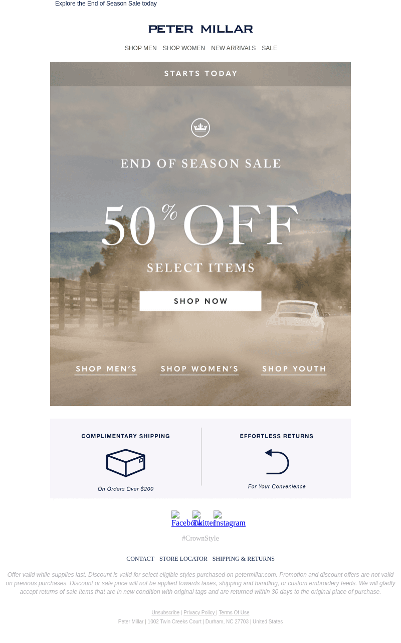 Starts Now: Up To 50% Off Select Styles