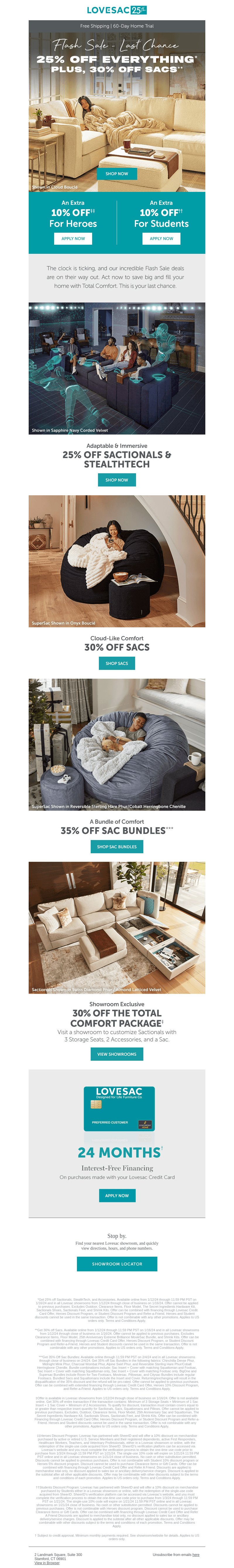 LAST CHANCE to Save 25% on Everything!