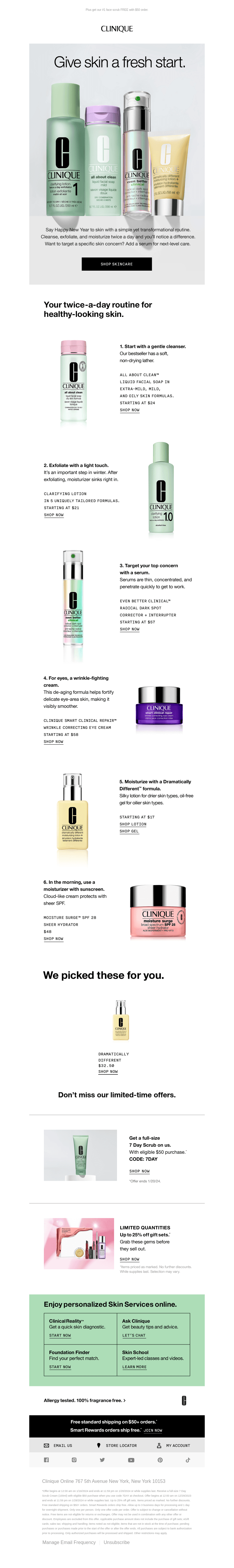 Inside 🤩 A simple routine for great skin.