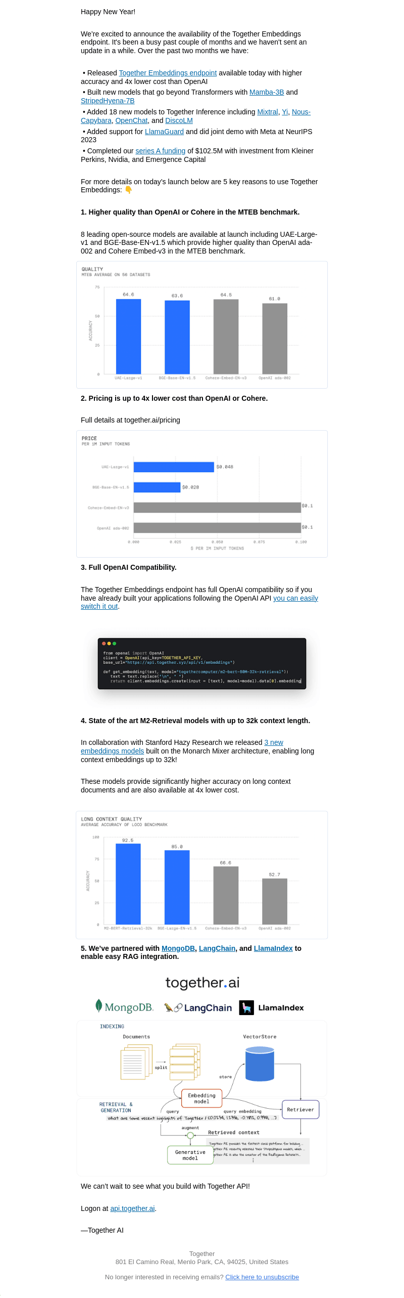 Together Embeddings launch and more!