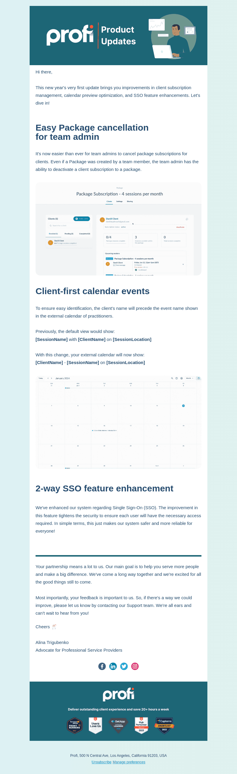 Here are the latest platform updates this New Year!