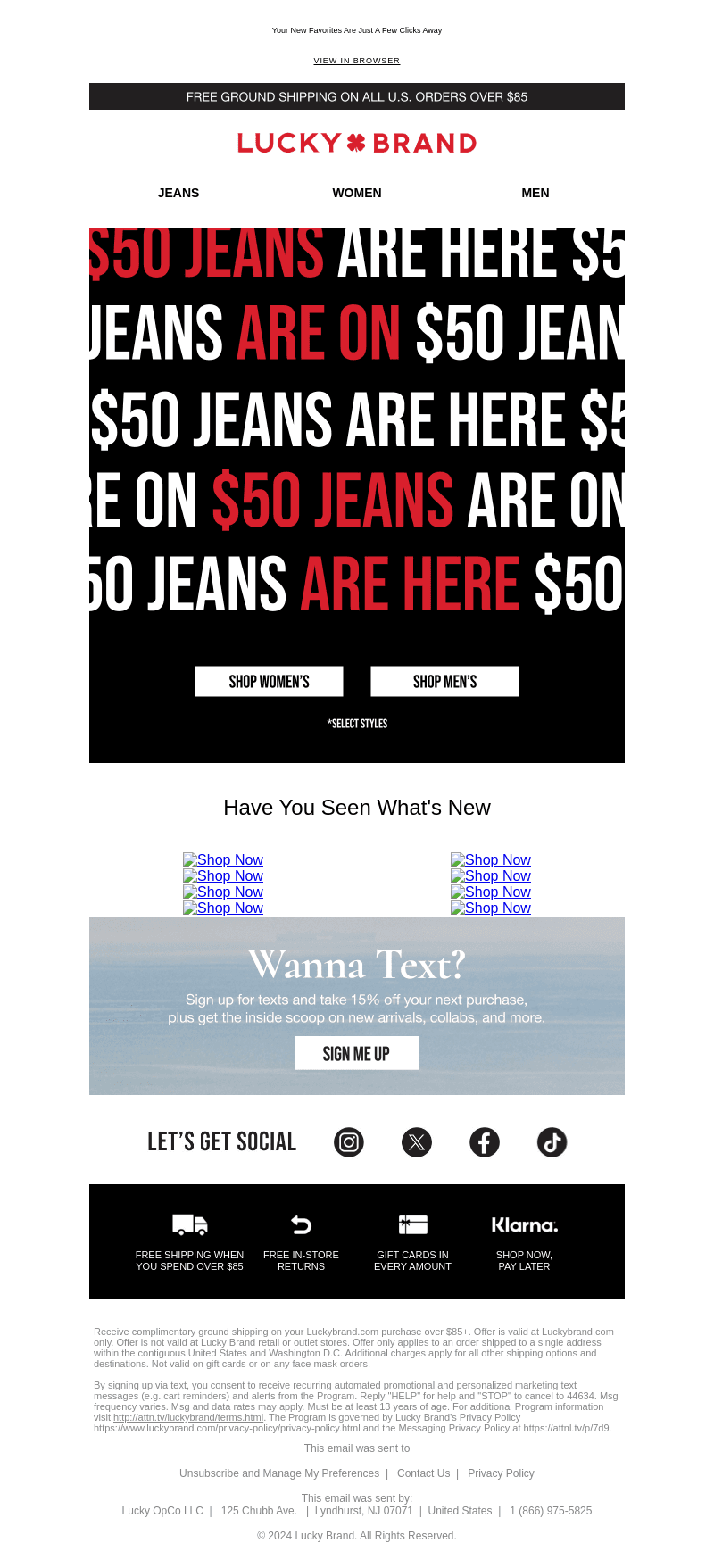 HURRY! $50 Denim Inside 👖