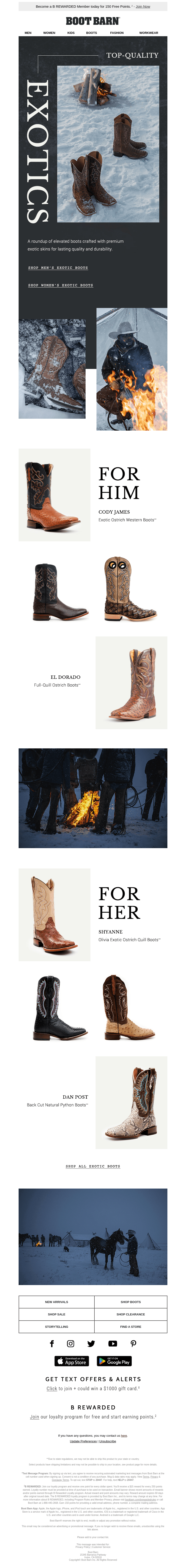 Exotic Boots Made to Last