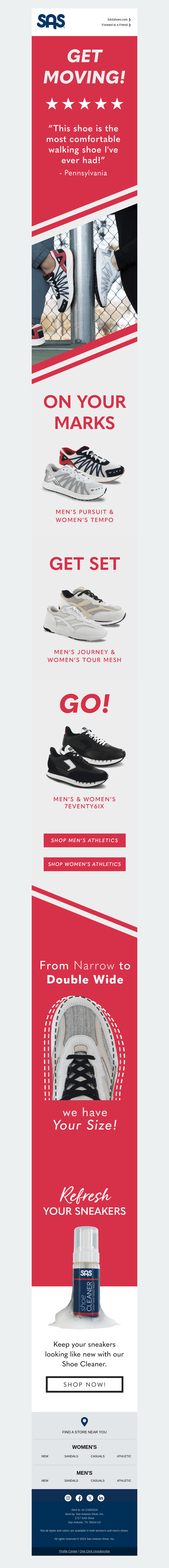 Get Set, GO! Athletic Styles for 2024