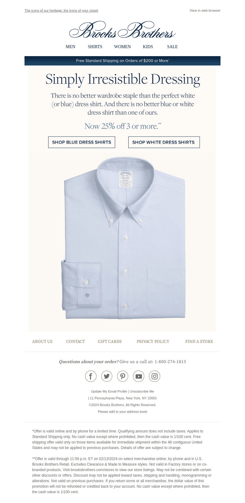 Impeccable blue & white shirts