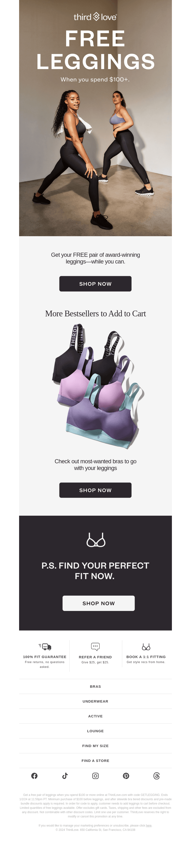 FREE leggings, this way 👉