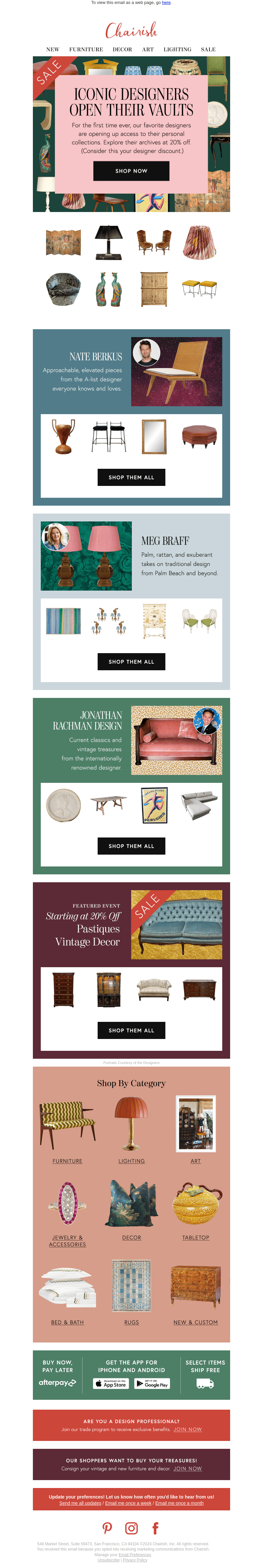 Iconic Designers Open Their Vaults