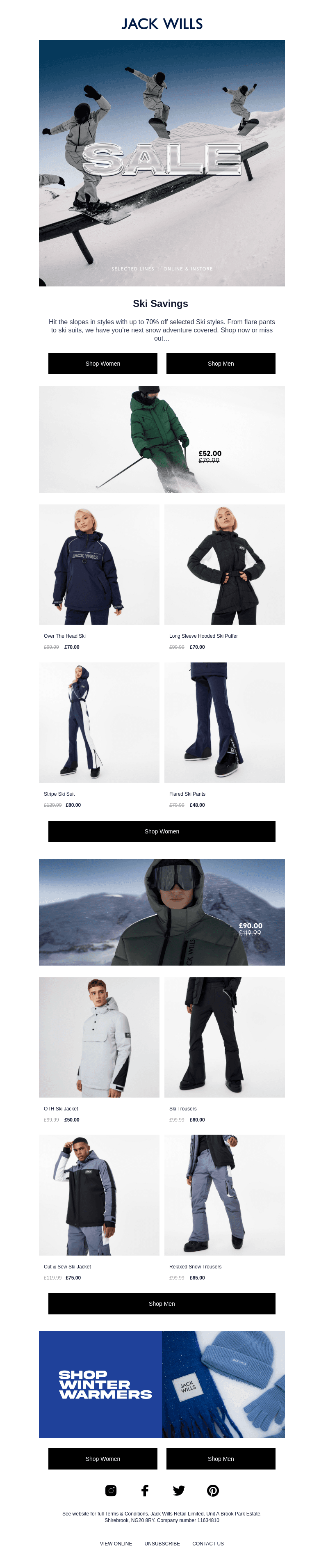 Up to 70% off Ski 🎿