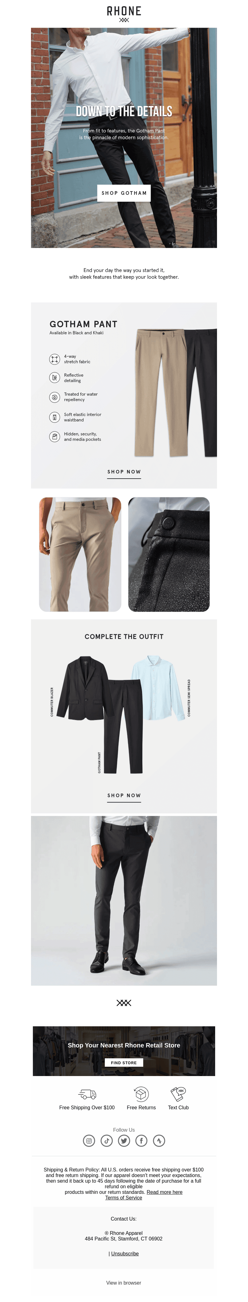 Comfort and Style, Redefined: The Gotham Pant