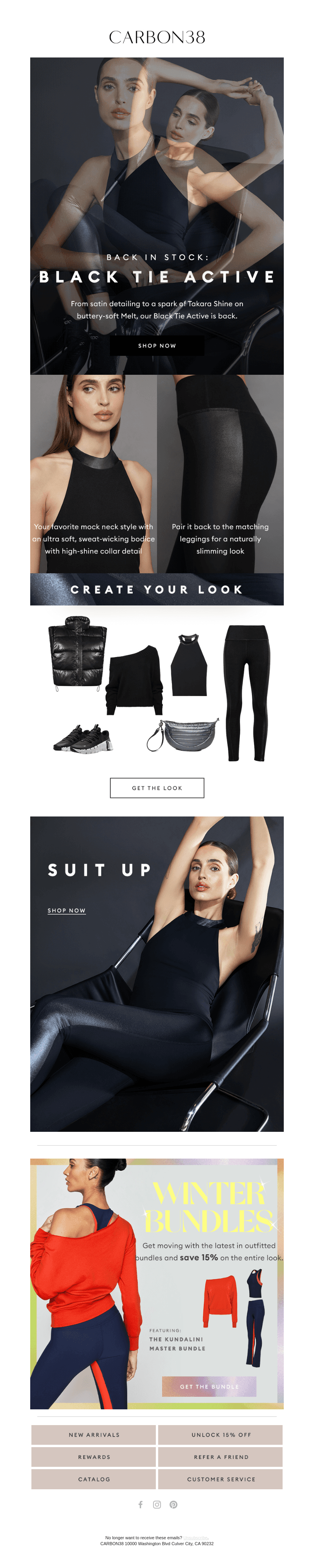 BACK IN STOCK: Black Tie Active