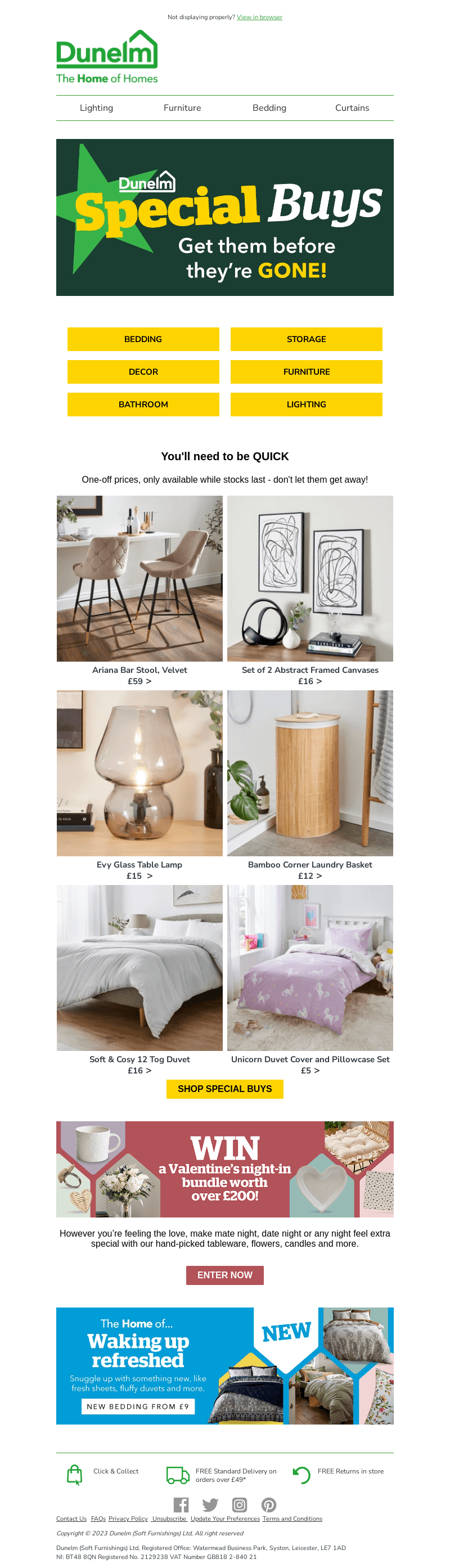 ❌January blues ✔Special Buys