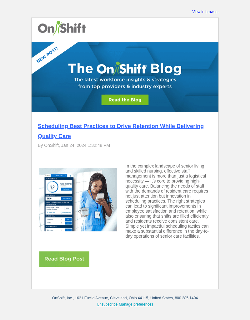 Scheduling Best Practices to Drive Retention While Delivering Quality Care