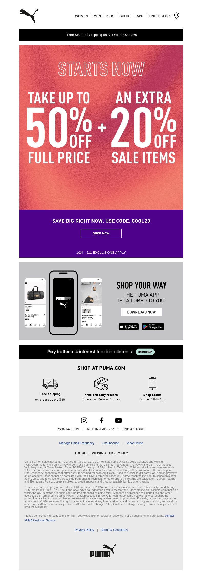 It’s On: Up To 50% Off + Extra 20%