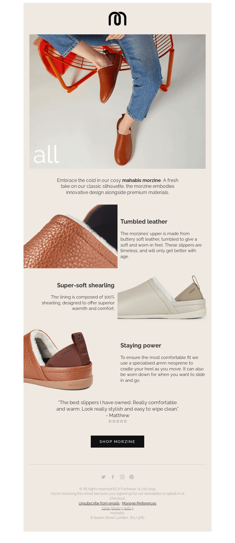Hey, explore tumbled leather slippers