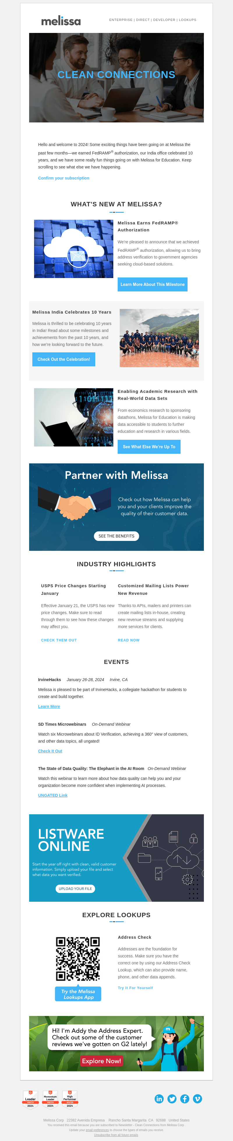 Melissa & Doug LLC email from Thu, Jan 25, 2024