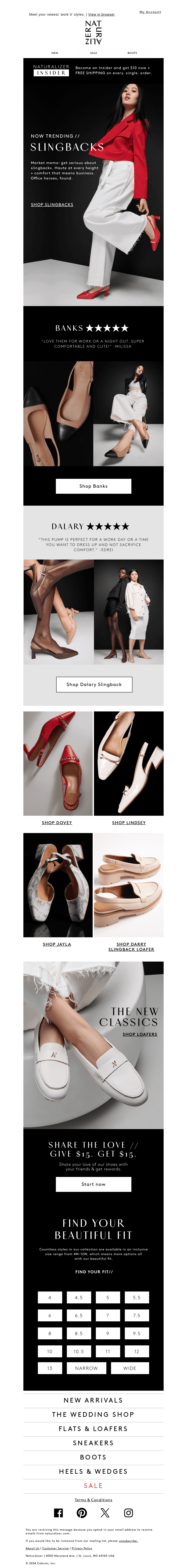 Slingback season is HERE